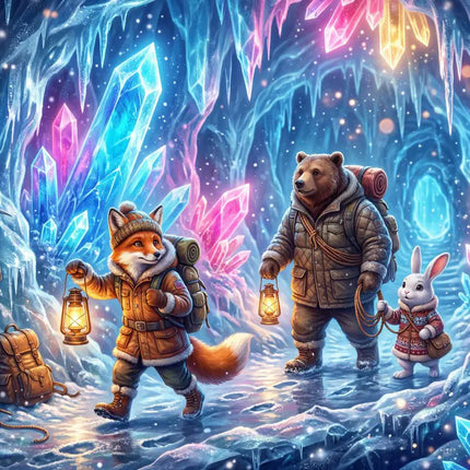 bluebird The Ice Crystal Cave Puzzel 104 stukjes
