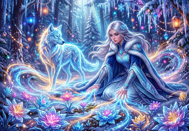 bluebird The Kingdom of Snow Flowers Puzzel 1000 Stukjes