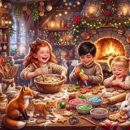 bluebird The Little Christmas Bakers Puzzel 1000 Stukjes