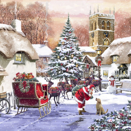 bluebird Village and Santa Puzzel 1500 stukjes