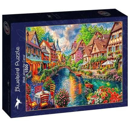 bluebird Walk along the Canal Puzzel 1500 Stukjes