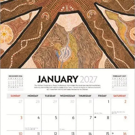 Browntrout Aboriginal Art Kalender 2027