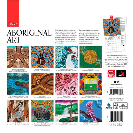 Browntrout Aboriginal Art Kalender 2027