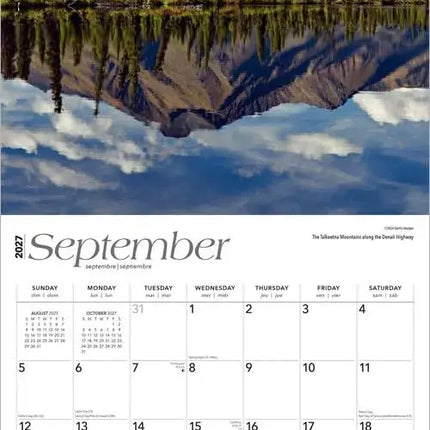 Browntrout Alaska Natuur Kalender 2027