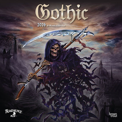 Browntrout Alchemy Gothic Kalender 2026