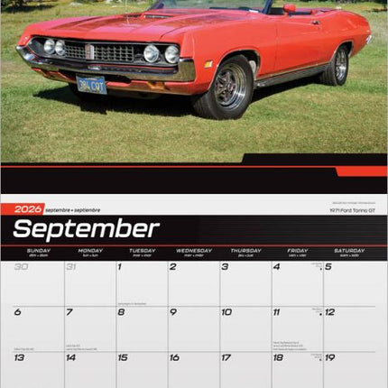 Browntrout American Muscle Cars Kalender 2026 Deluxe