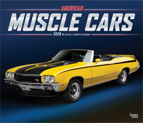 Browntrout American Muscle Cars Kalender 2026 Deluxe