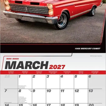 Browntrout American Muscle Cars Kalender 2027