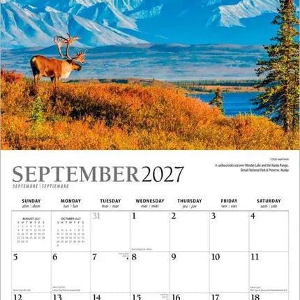 Browntrout America's National Parks Kalender 2027