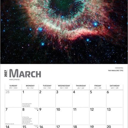 Browntrout Astronomy Kalender 2027