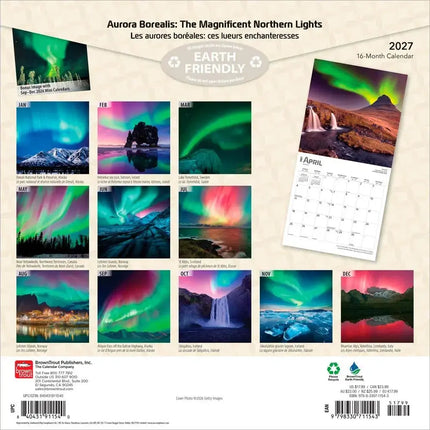 Browntrout Aurora Borealis Kalender 2027
