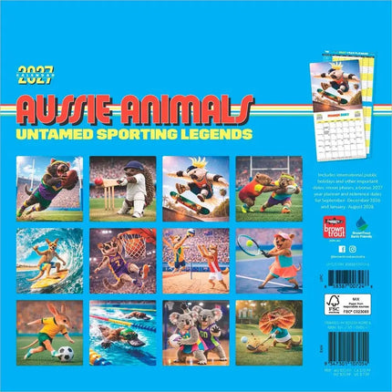 Browntrout Aussie Animals Kalender 2027