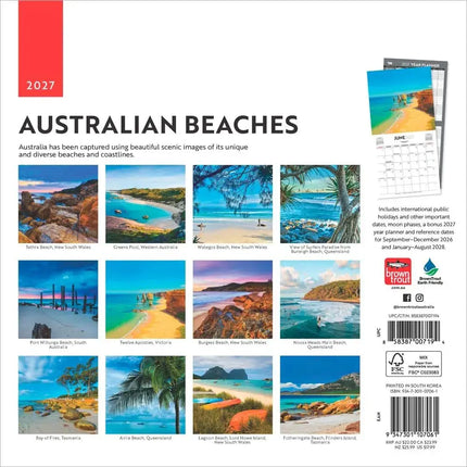 Browntrout Australische Stranden Kalender 2027