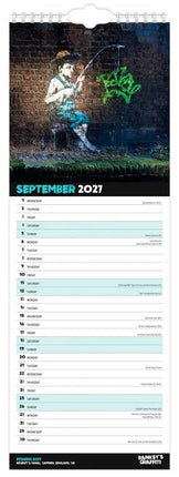 Browntrout Banksy's Graffiti Kalender 2027 Slimline