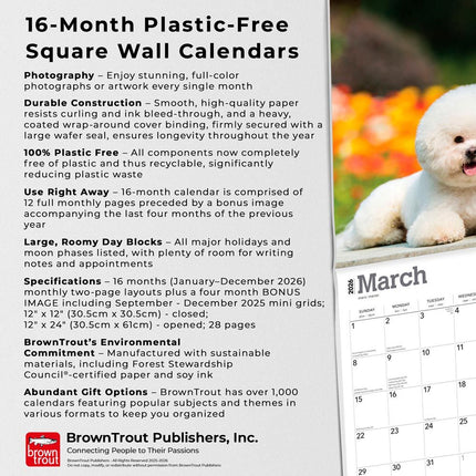 Browntrout Bichon Frise Kalender 2027