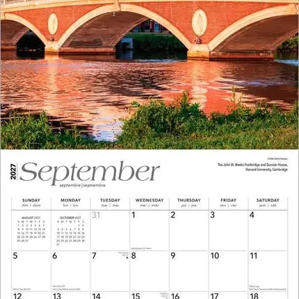 Browntrout Boston Kalender 2027
