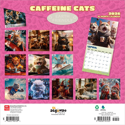 Browntrout Caffeine Cats Kalender 2027