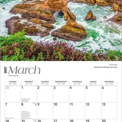 Browntrout California Coast Kalender 2027