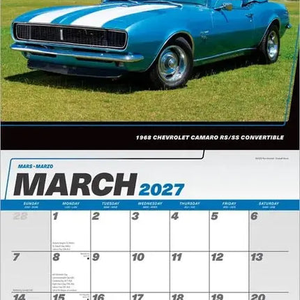 Browntrout Camaro Kalender 2027