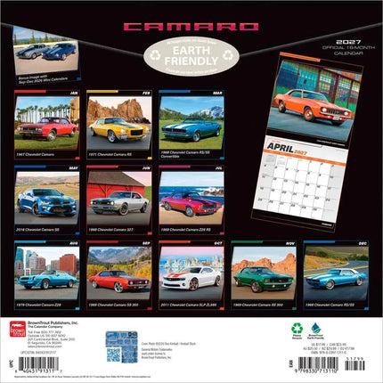 Browntrout Camaro Kalender 2027