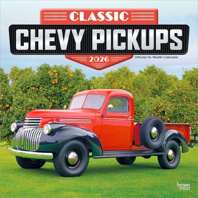 Browntrout Classic Chevy Pickups Kalender 2026