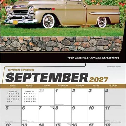 Browntrout Classic Chevy Pickups Kalender 2027