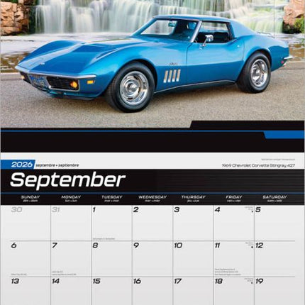 Browntrout Corvette Kalender 2026 Deluxe