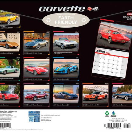 Browntrout Corvette Kalender 2027 Deluxe