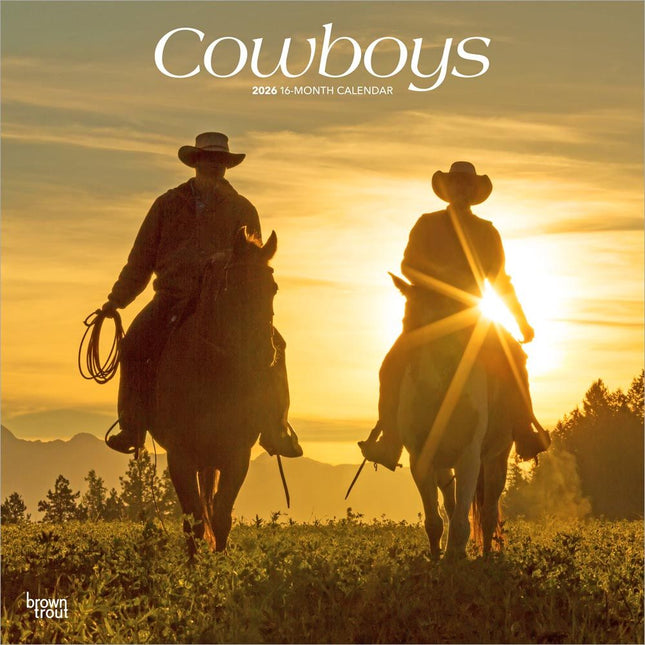 Browntrout Cowboys Kalender 2026