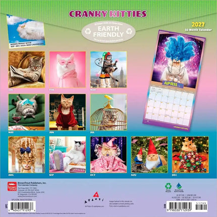 Browntrout Cranky Kitties Kalender 2027