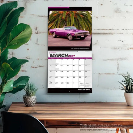 Browntrout Dodge Challenger Kalender 2027