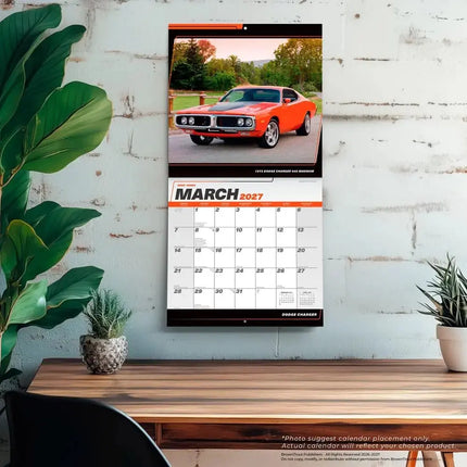 Browntrout Dodge Charger Kalender 2027