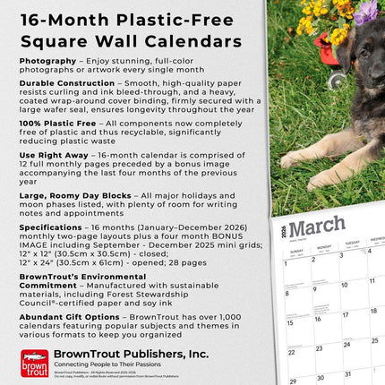 Browntrout Duitse Herder Puppies Kalender 2026