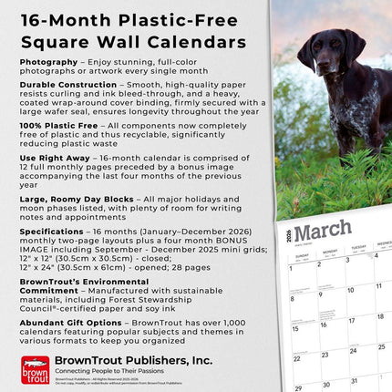 Browntrout Duitse Staande Kalender 2026