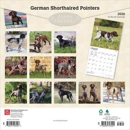 Browntrout Duitse Staande Kalender 2026