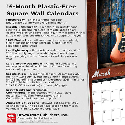 Browntrout Electric Guitars Kalender 2026