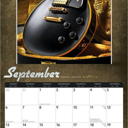 Browntrout Electric Guitars Kalender 2026