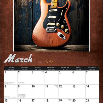 Browntrout Electric Guitars Kalender 2026