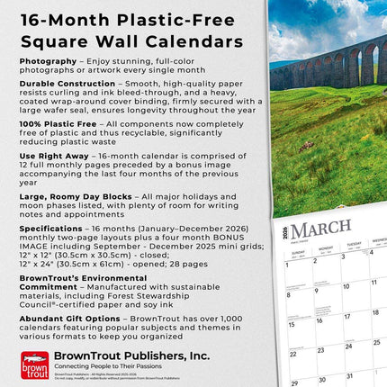 Browntrout Engeland / England Kalender 2026