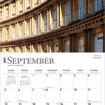 Browntrout Engeland / England Kalender 2027