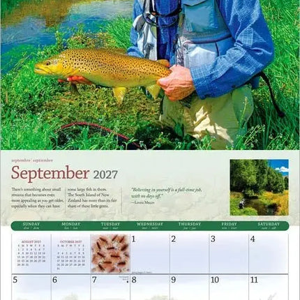 Browntrout Fly Fishing Dreams Kalender 2027