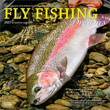 Browntrout Fly Fishing Dreams Kalender 2027
