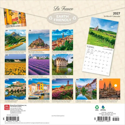 Browntrout Frankrijk / France Kalender 2027