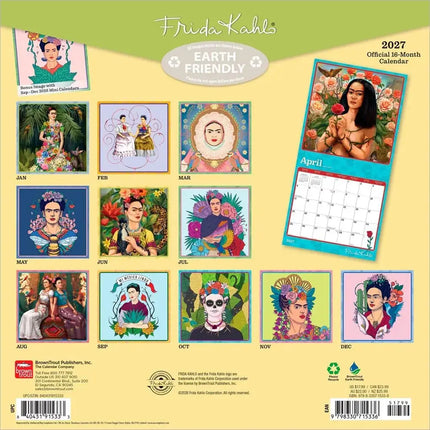 Browntrout Frida Kahlo Kalender 2027