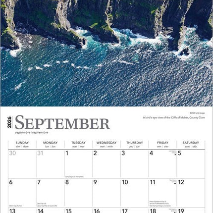 Browntrout Ierland / Ireland Kalender 2026