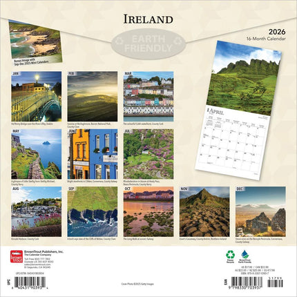 Browntrout Ierland / Ireland Kalender 2026