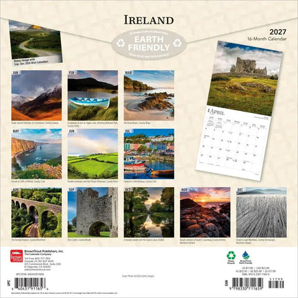 Browntrout Ierland / Ireland Kalender 2027