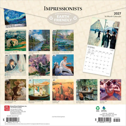 Browntrout Impressionists Kalender 2027
