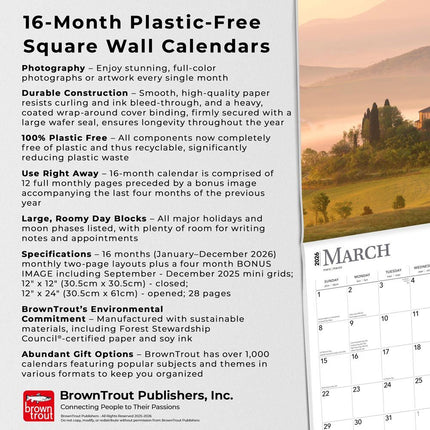 Browntrout Italie / Italy Kalender 2026