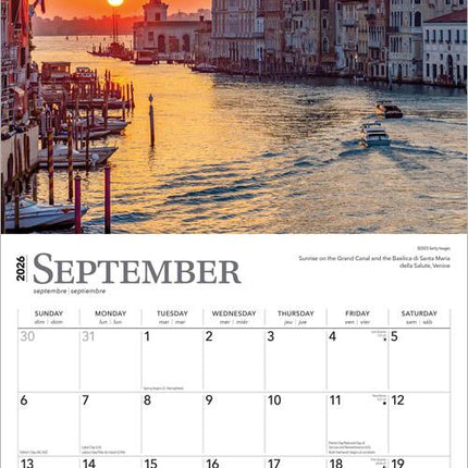 Browntrout Italie / Italy Kalender 2026